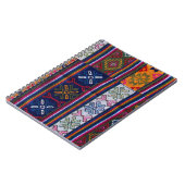 ブータン織物 ノートブック (左側)