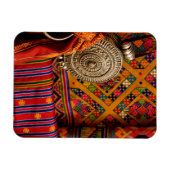 ブータン織物 マグネット (横)