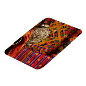 ブータン織物 マグネット (左側)