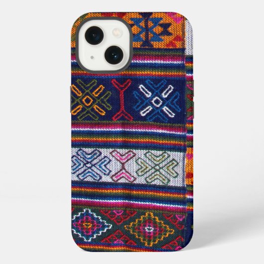 ブータン織物 iPhoneケース (裏面)