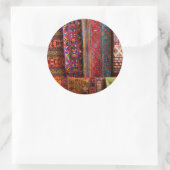 ブータン製の販売用ファブリック ラウンドシール (バッグ)