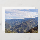 ブータン ヒマラヤの東の山々 招待状 (正面/裏面)