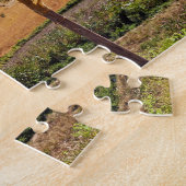 ブータン、ヒマラヤ、アジアの農村風景 ジグソーパズル (側面)