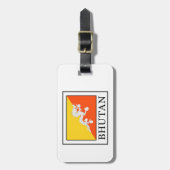 ブータン ラゲッジタグ (正面縦)