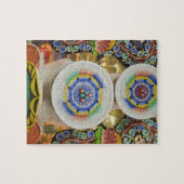 ブータン。僧侶が作る祭りのケーキは、 ジグソーパズル (横)