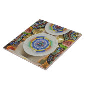 ブータン。僧侶が作る祭りのケーキは、 タイル (側面)