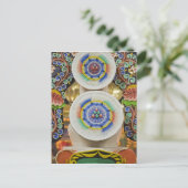 ブータン。僧侶が作る祭りのケーキは、 ポストカード (スタンド正面)