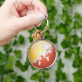 ブータン-優れた円形のKeychain キーホルダー (手)