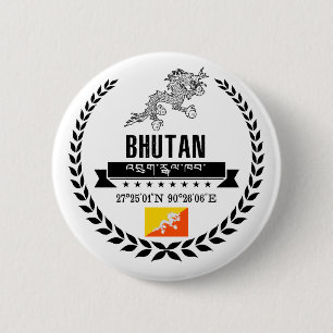 ブータン 缶バッジ
