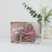 ブーダの老婦人 ポストカード (スタンド正面)