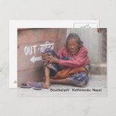 ブーダの老婦人 ポストカード (正面/裏面)