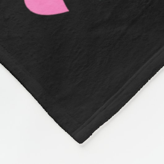 ブーツかリボン ナニー愛してるよ 性別発表ファミリー フリースブランケット (角)