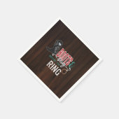 ブーツときらきら光るリングや輪の前 – ナプキン スタンダードカクテルナプキン (角)