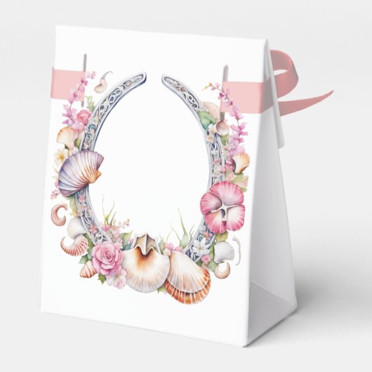 ブーツとバブルリーの海岸カウガール・ブライダルシャワー フェイバーボックス (裏面サイド)