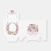 ブーツとバブルリーの海岸カウガール・ブライダルシャワー フェイバーボックス (折り畳みなし)