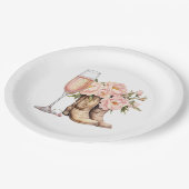 ブーツとバブルリーの紙皿 ペーパープレート (アングル)