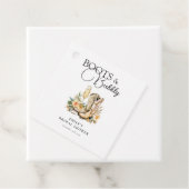 ブーツとバブルリー ウェスタンスタイルのブライズシャワー フェイバータグ (インサイチュ)