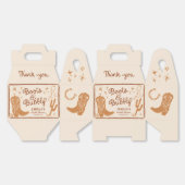 ブーツとバブルリー ウェスタン ブライダル シャワー フェアボックス フェイバーボックス (見開き)