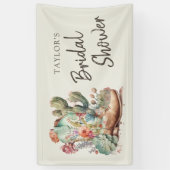 ブーツとバブルリー ウエスタン ブライダルシャワー 横断幕 (縦)