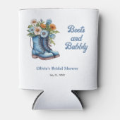 ブーツとバブルリー ブルー ウェスタン ブライズシャワー 缶クーラー (正面)