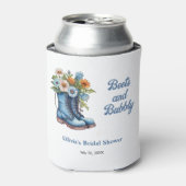 ブーツとバブルリー ブルー ウエスタン ブライズシャワー 缶クーラー (缶正面)