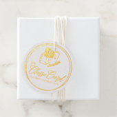 ブーツとバブル ブライズシャワー用ホイル フェイバータグ (箱)