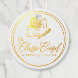 ブーツとバブル ブライズシャワー用ホイル フェイバータグ