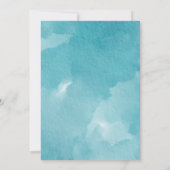 ブーツとバブル ブライズシャワー ブルーチャンピエグ 招待状 (裏面)