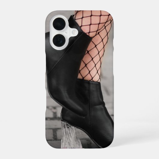 ブーツと大胆さが融合したiPhone / iPadケース iPhone 16ケース (裏面)