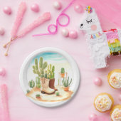 ブーツと子守歌:ワイルドウエストカウボーイベビーシャワー ペーパープレート (パーティー)