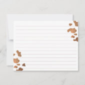 ブーツと泡状ブライダルシャワーレシピ (裏面)