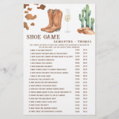 ブーツと泡立ちブライダルシャワーシューゲーム (正面)