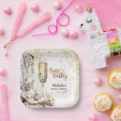 ブーツと泡立つウェスタンブライドワイルドウエストカントリー ペーパープレート (パーティー)