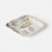 ブーツと泡立つウェスタンブライドワイルドウエストカントリー ペーパープレート (傾斜あり)