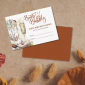 ブーツと泡立つブライダルシャワーはいくつのキスを推測 エンクロージャーカード