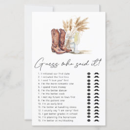 ブーツと泡立つ推測誰がItブライダルゲーム