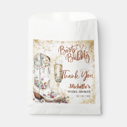 ブーツと泡立つ西の国ありがとう フェイバーバッグ (正面)