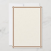 ブーツと泡立つ西ブライダルシャワーの招待 招待状 (裏面)