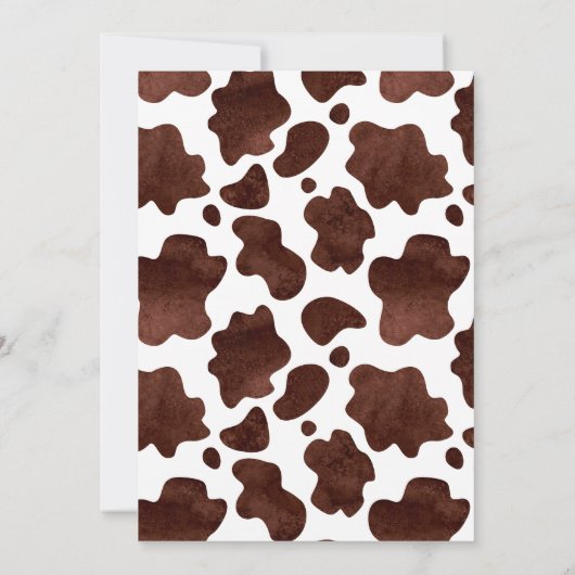 ブーツと泡立つ西部の女性のカーボーイカップルのシャワー 招待状 (裏面)