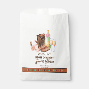 ブーツと泡立つ西部の女性のカーボーイブランチ感謝していユー フェイバーバッグ