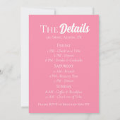 ブーツと誓い – ウェスタンバチェロレッテ 招待状 (裏面)