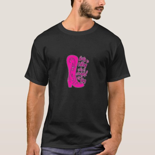 ブーツと輝きカウガールの証！ミームでGO! Tシャツ (正面)