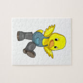 ブーツと農家としてのアヒル ジグソーパズル (横)