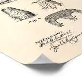 ブーツと靴1880パテントアートオールドピーパー ポスター (角)