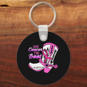 ブーツにがんが入る キーホルダー (正面)