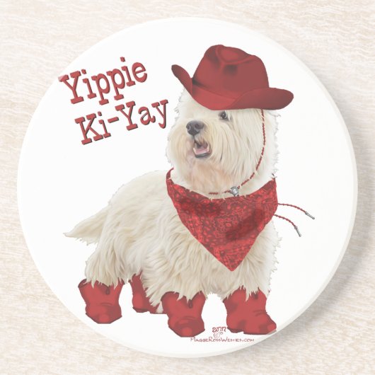 ブーツのカウボーイ コースター (正面)