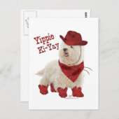 ブーツのカウボーイ ポストカード (正面/裏面)