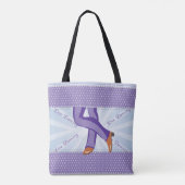 ブーツのトートバックが付いているラインダンスの足 トートバッグ (裏面)