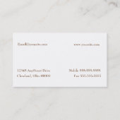 ブーツの名刺 名刺 (裏面)