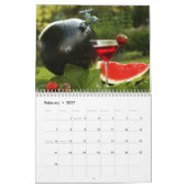 ブーツの国のカレンダー花のTouch カレンダー (2月 2027)
